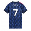 Arsenal Bukayo Saka #7 Borta Kläder Dam 2025-26 Kortärmad